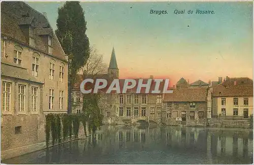 Cartes postales Bruges Quai du Rosaire