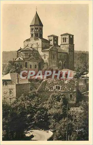 Ansichtskarte AK Saint Nectaire PdeD La magnifique eglise romane clsee monument historique