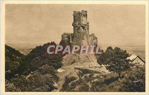 Ansichtskarte AK Environs de Chatel Guyon Puy de dome Ruines du Chateau de Tournoel