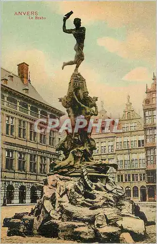 Cartes postales Anvers Musee  le Brabo