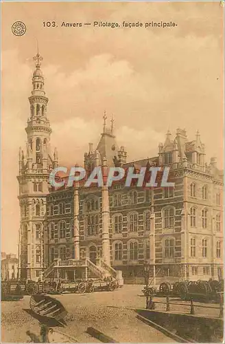 Cartes postales Anvers Pilotage facade principale