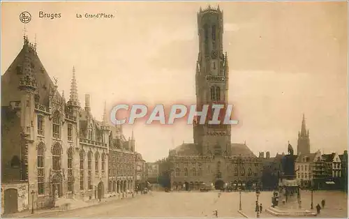 Cartes postales Bruges La Grand Place