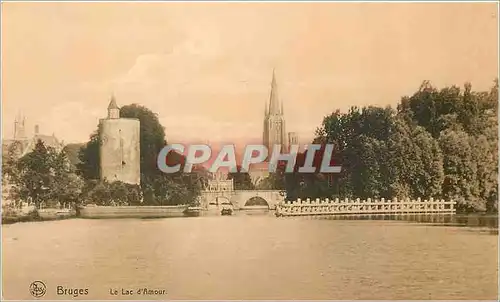 Cartes postales Bruges Le Lac d' Amour