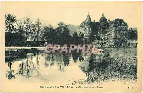 Cartes postales Dauphine Vizille Le Chateau et son Parc