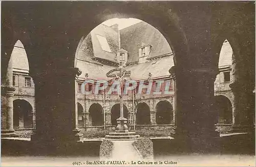 Cartes postales Ste Anne d'Auray Le Calvaire et le Cloitre