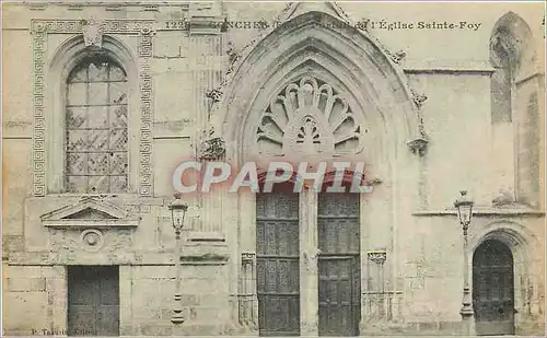 Ansichtskarte AK Conches Portail de l'Eglise Sainte Foy