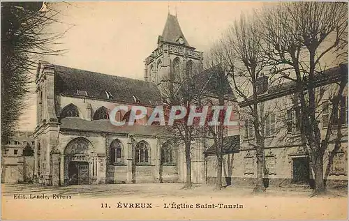 Ansichtskarte AK Evreux L'Eglise Saint Taurin