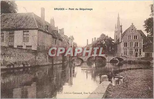Cartes postales Bruges Pont du Beguinage