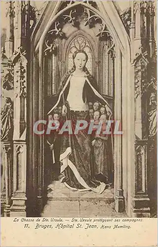 Cartes postales La Chasse de Ste Ursule Bruges Hopital St Jean Hans Memling