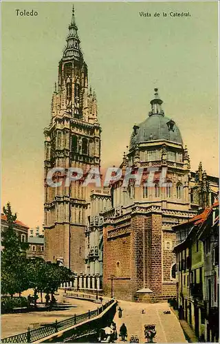 Ansichtskarte AK Toledo Vista de la Catedral