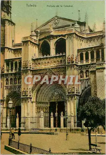 Cartes postales Toledo Portada de la Catedral