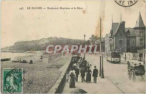 Cartes postales Le Havre Boulevard Maritime et la Heve