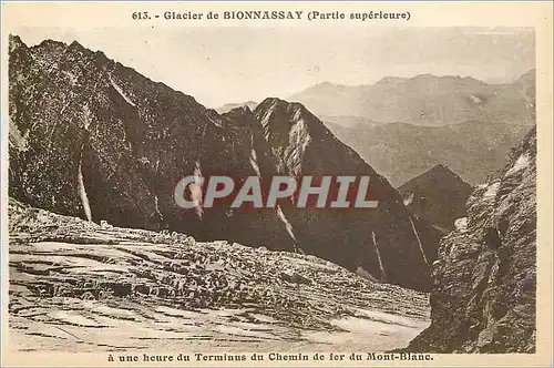 Cartes postales Glacier de Bionnassay Partie superieure