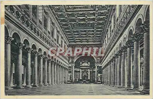 Cartes postales Roma Basilica di S Pablo fuorl le Mura Interno