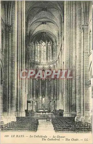 Cartes postales Le Mans Interieur La Cathedrale Le Choeur