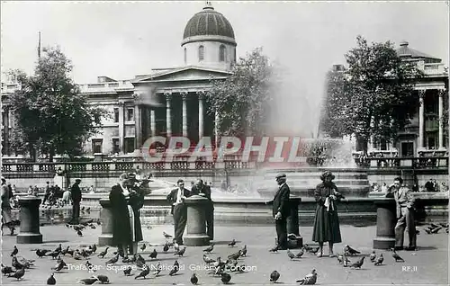 Moderne Karte Trafalgar Square National Gallery London