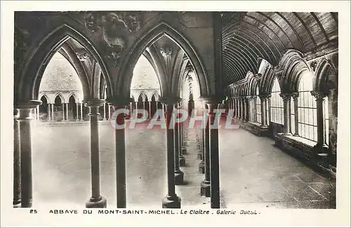 Ansichtskarte AK Abbaye du Mont Saint Michel Le Cloitre