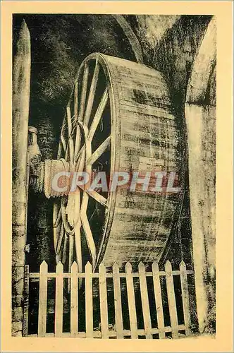 Cartes postales Abbaye du Mont Saint Michel La Roue Monte Charge
