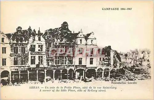 Cartes postales Arras Un coin de la Petite Place cote de la rue Saint Gery