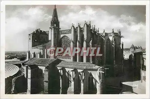 Ansichtskarte AK Carcassonne La Cite La Basilique Saint Nazaire Le Cloitre