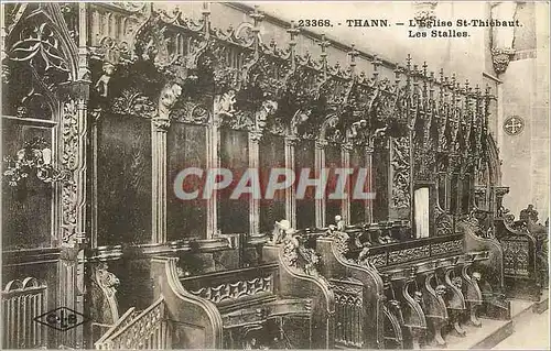 Cartes postales Thann L'Eglise St Thiebaut Les Stalles