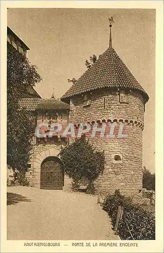 Cartes postales Haut Koenigsbourg Porte de la Premiere Enceinte