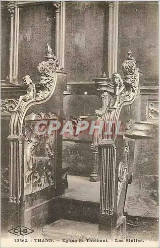 Cartes postales Thann Eglise St Thiebaut Les Stalles