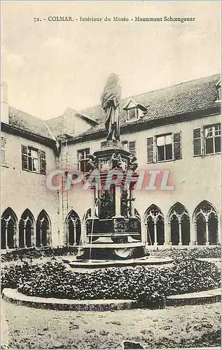 Ansichtskarte AK Colmar Interieur du Musee Monument Schoengauer