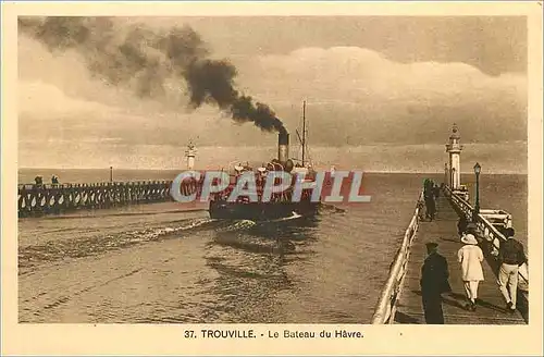 Cartes postales Trouville Le Bateau du Havre