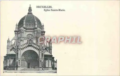 Cartes postales Bruxelles Eglise Sainte Marie
