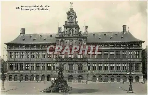 Cartes postales Anvers Hotel de Ville