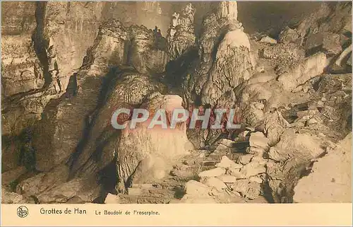 Cartes postales Grottes de Han Le Boudoir de Proserpine