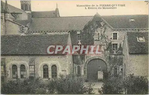 Cartes postales Monastere de la Pierre Qui Vire Entree du Monastere