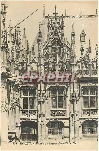 Cartes postales Rouen Palais de Justice