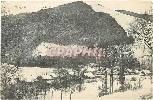 Cartes postales Village de en hiver