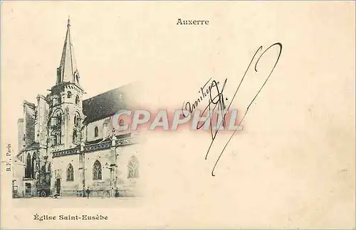 Ansichtskarte AK Auxerre Eglise Saint Eusebe