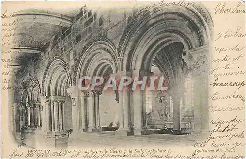 Cartes postales Vezelay Eglise de la Madeleine le Cloitre la Salle Capitulaire