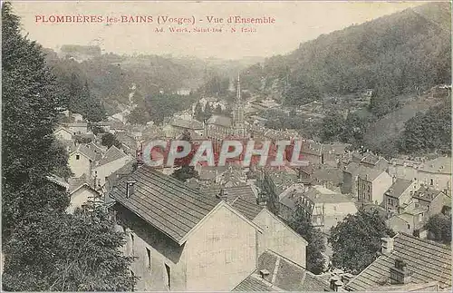 Cartes postales Plombieres les Bains Vosges Vue d'Ensemble