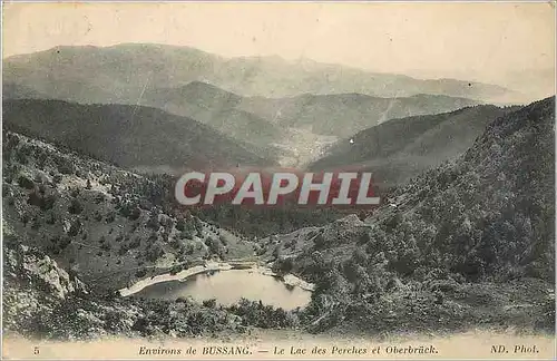 Cartes postales Environs de Bussang Le Lac des Perches et Oberbruck
