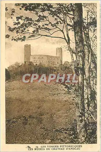 Cartes postales Les Vosges Pittoresque Les Ruines du Chateau d'Andlau