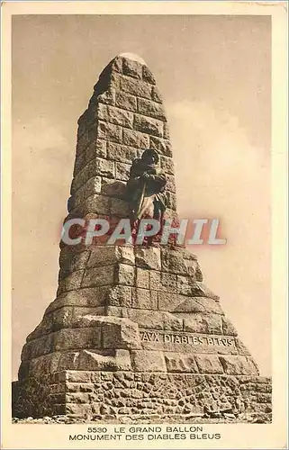 Cartes postales Le Grand Ballon Monument des Diables Bleus