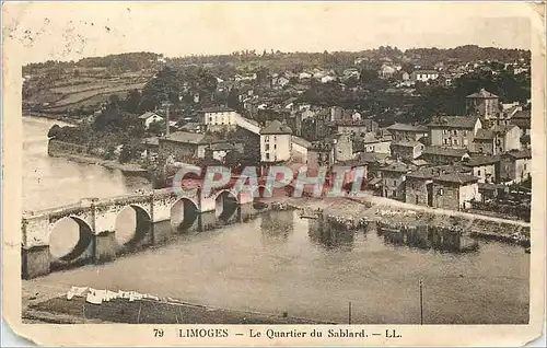 Cartes postales Limoges Le Quartier du Sablard