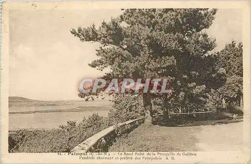 Cartes postales St Paimpol C du N Le Rond Point de la Presqu'ile de Guilben l'Endroit charmant et prefere des Pa