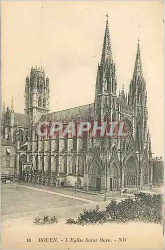 Cartes postales Rouen L'Eglise Saint Ouen