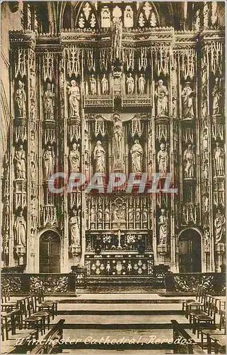 Ansichtskarte AK Winchester Cathedral Reredos