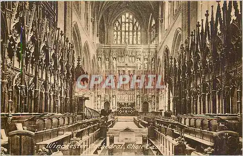 Ansichtskarte AK Winchester Cathedral Choir East