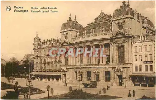 Cartes postales Anvers Theatre Lyrique Flamand