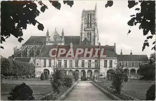 Cartes postales moderne Meaux Seine et Marne Le Musee et la Cathedrale vus du Jardin Bossuet