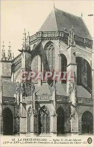 Ansichtskarte AK La Ferte Bernard Eglise ND des Marais