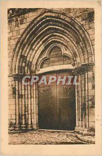 Cartes postales Eglise de Jargeau Loiret Le grand portail